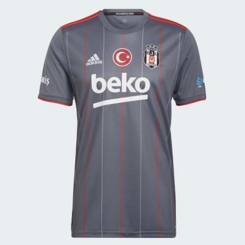 Ausweichtrikot Thailand Besiktas 2021-2022 Grau Günstige Fußballtrikots